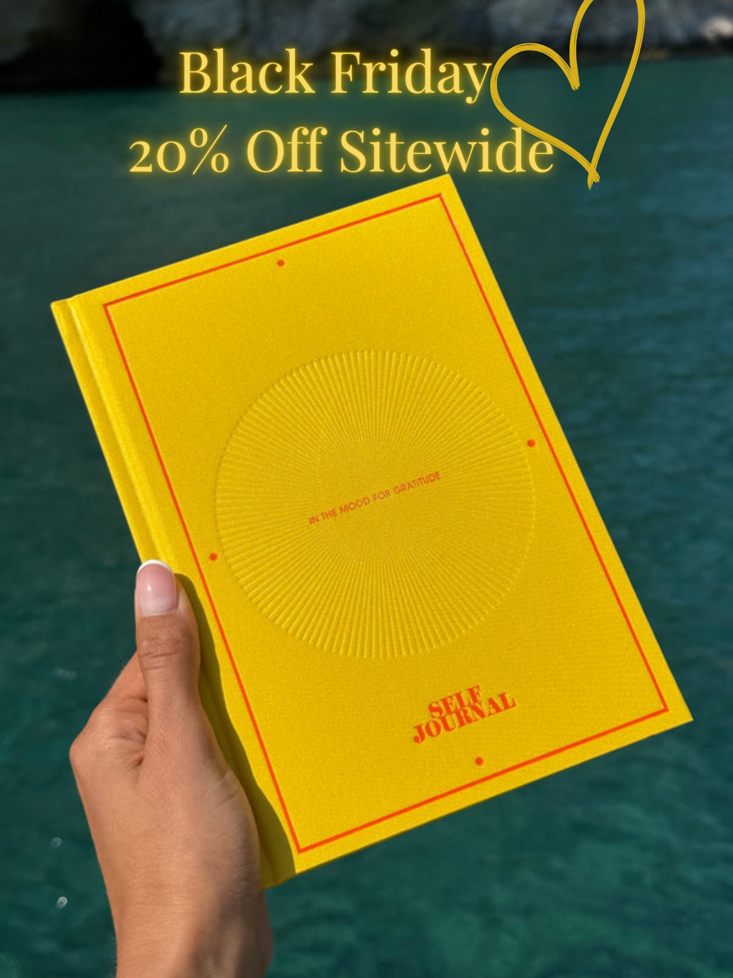 BLACK FRIDAY - Summer Yellow Gratitude Journal