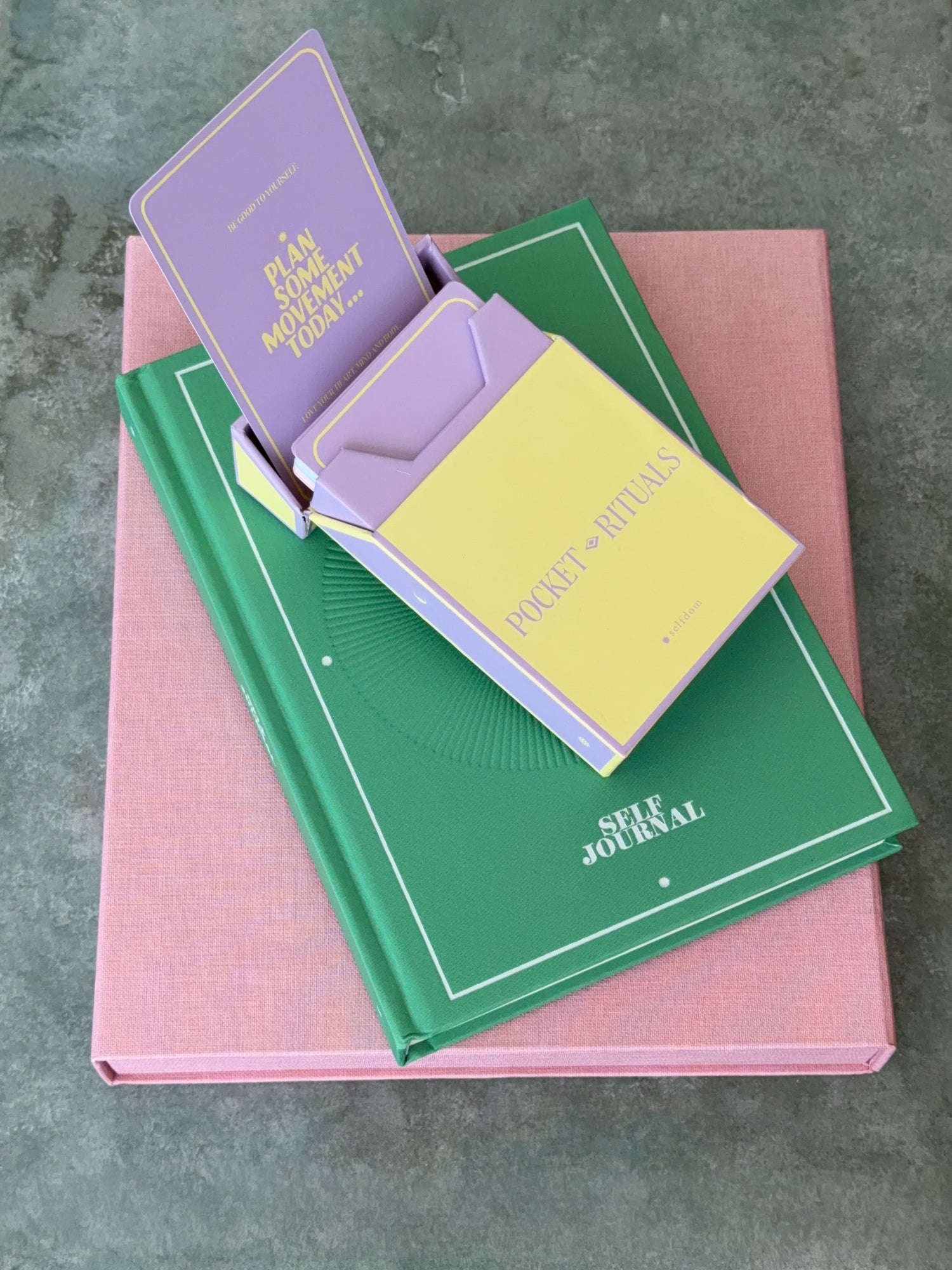 The Selfdom Reset - Pocket Rituals and Matcha Green Gratitude Journal