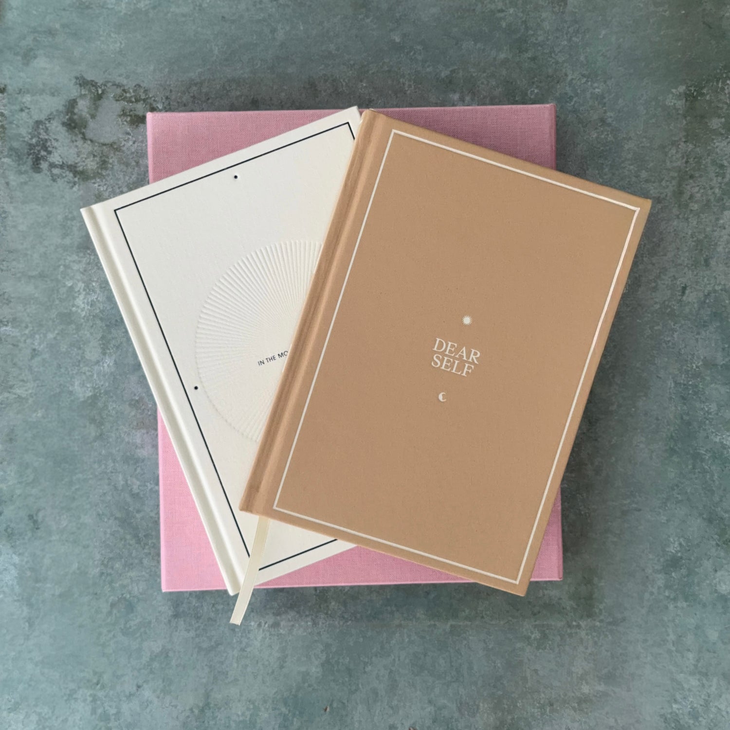 The Creative Ritual - Lined Journal and White Gratitude Journal